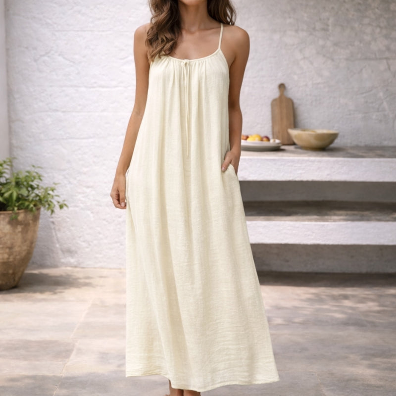 Lena | Women's Maxi Dress Spaghetti Strap Sundress