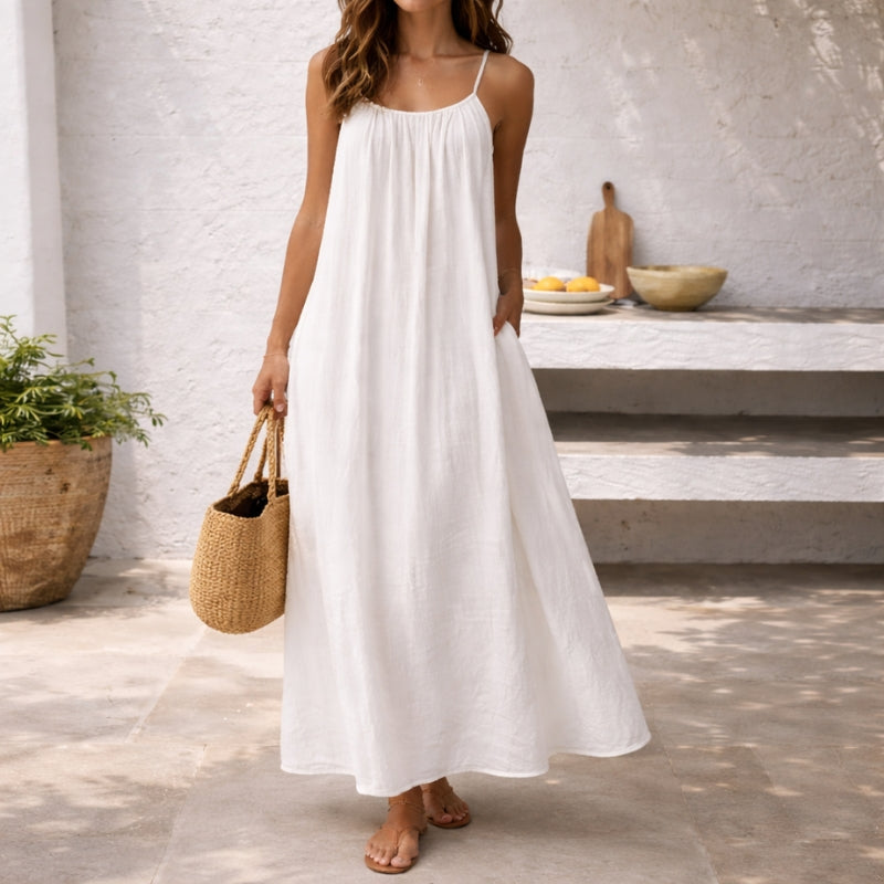 Lena | Women's Maxi Dress Spaghetti Strap Sundress