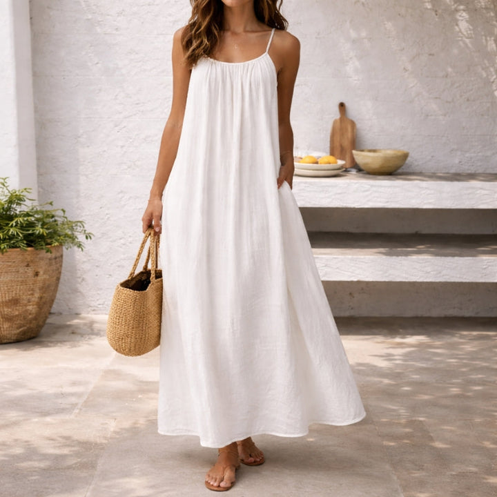 Lena | Women's Maxi Dress Spaghetti Strap Sundress