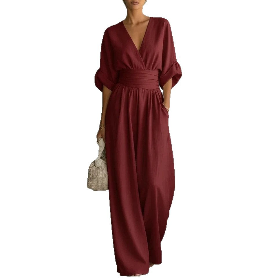 Sophia Merriweather | Wide-Leg Linen Jumpsuit For Women