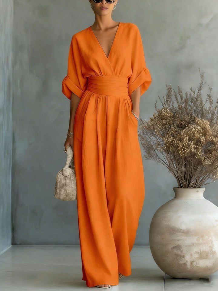 Sophia Merriweather | Wide-Leg Linen Jumpsuit For Women