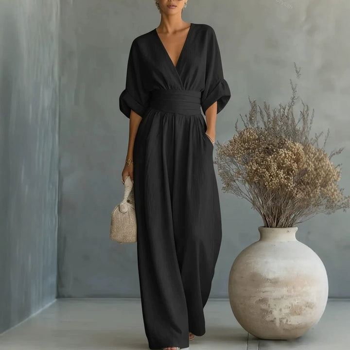 Sophia Merriweather | Wide-Leg Linen Jumpsuit For Women