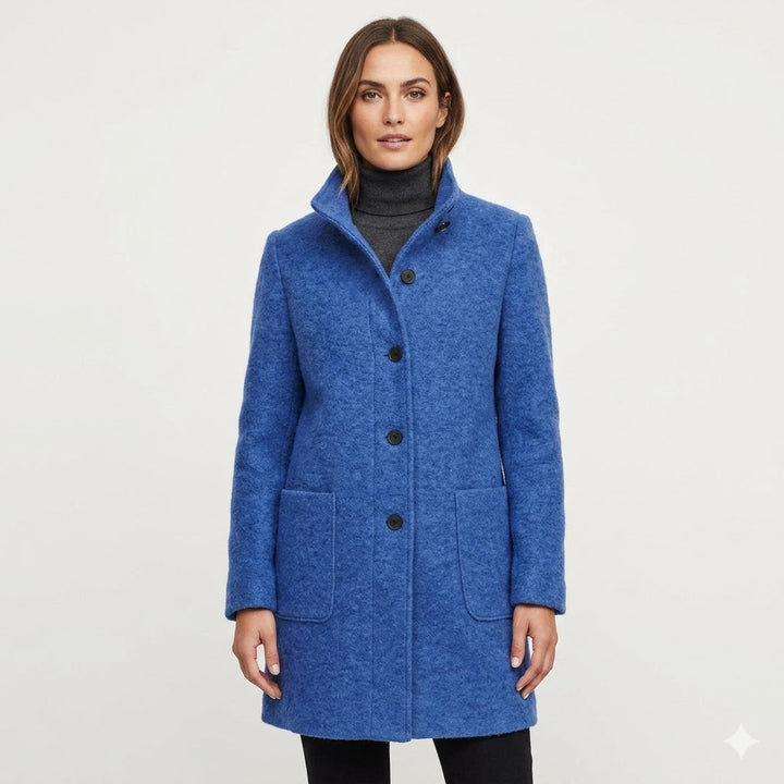 Isabelle Laurent | Luxury Wool Blend Coat For Women