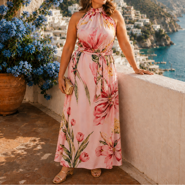 Rosa | Halter Maxi Dress