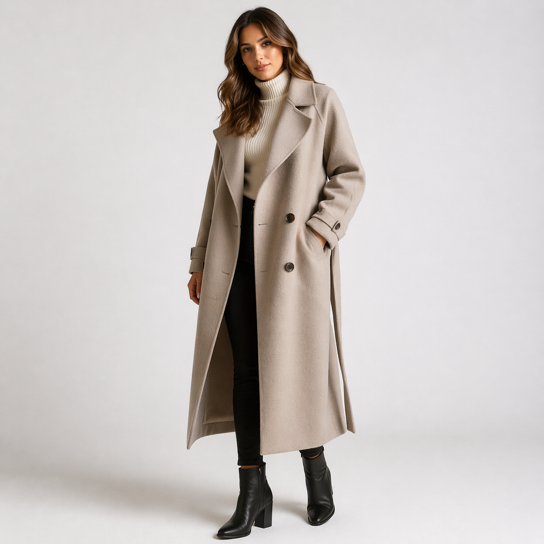 Cecilia | Classic Long Wool Coat
