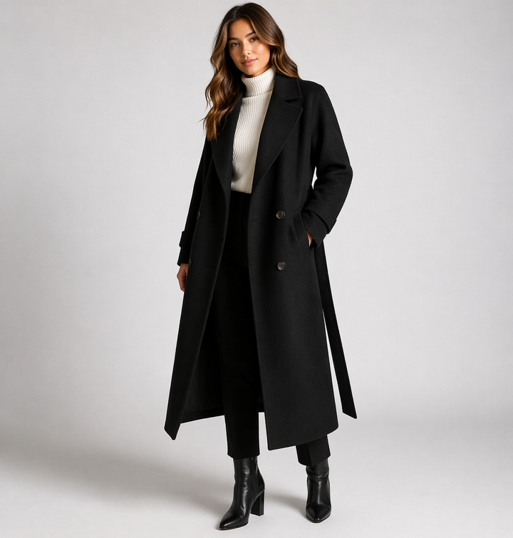 Cecilia | Classic Long Wool Coat