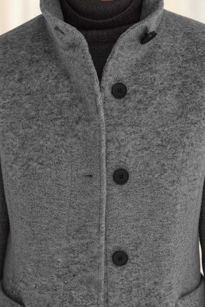 Charlotte Davies | Wool-Blend Tailored Overcoat For Women