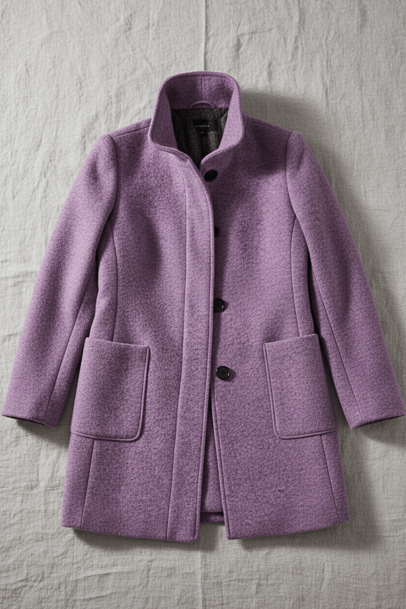 Charlotte Davies | Wool-Blend Tailored Overcoat For Women