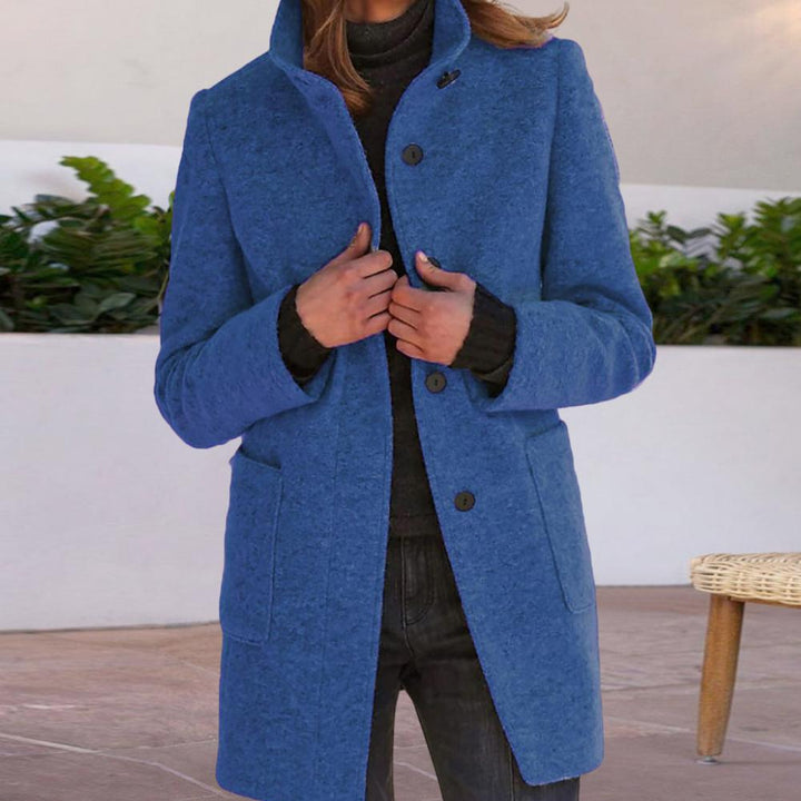Isabelle Laurent | Luxury Wool Blend Coat For Women