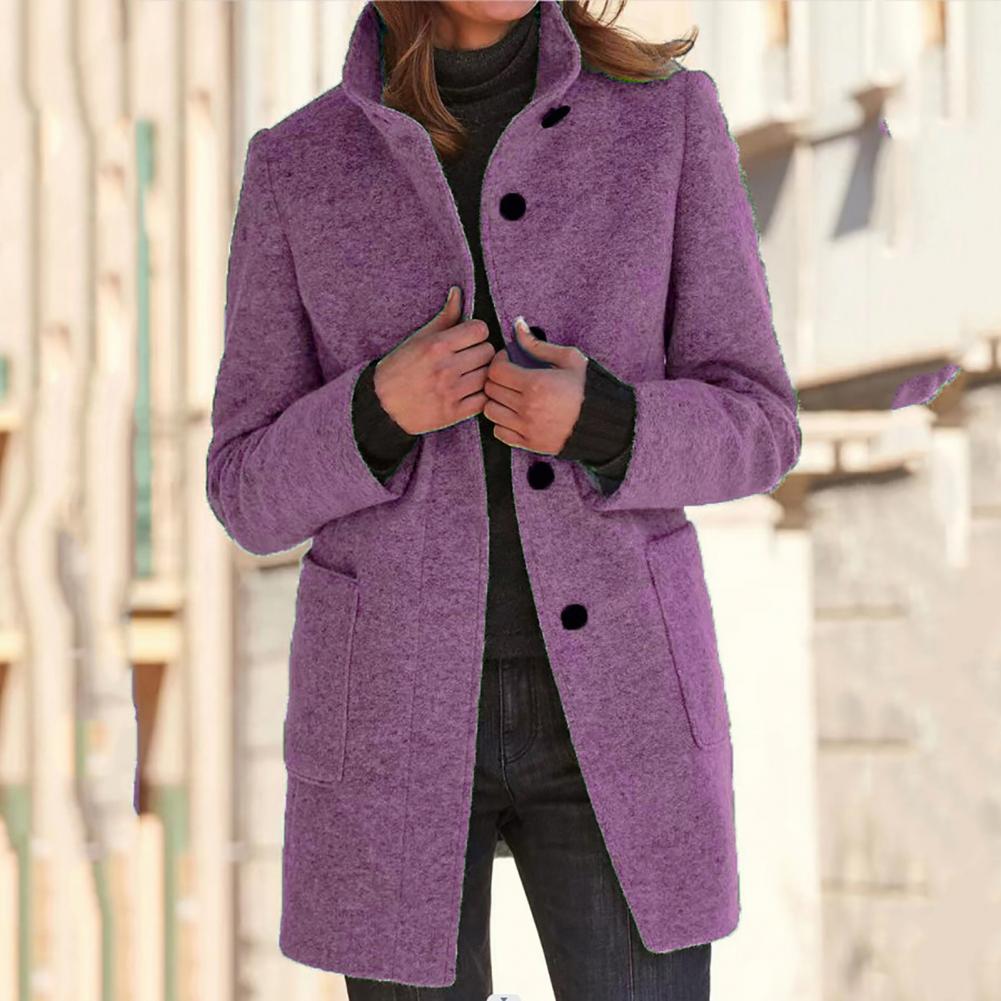 Isabelle Laurent | Luxury Wool Blend Coat For Women