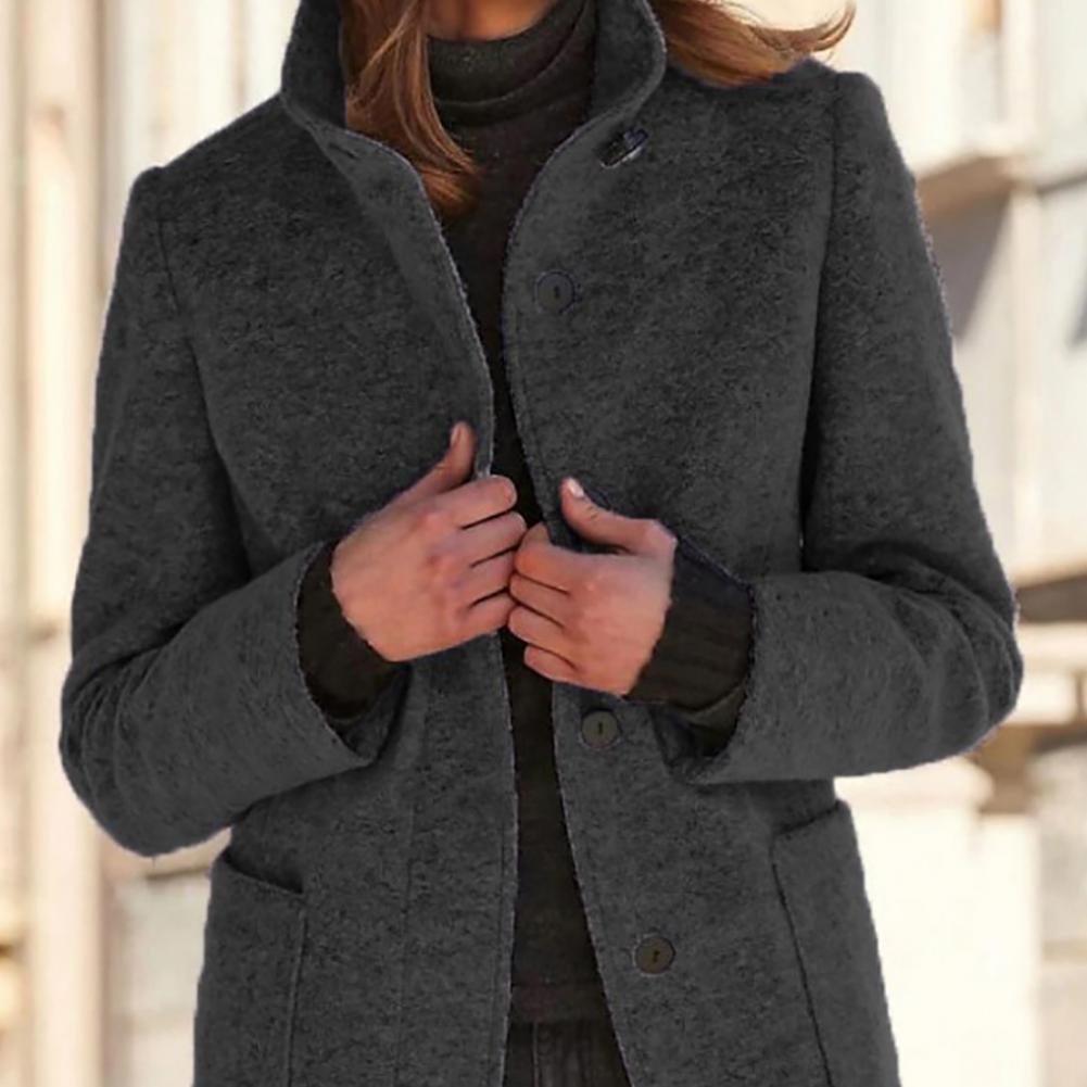 Isabelle Laurent | Luxury Wool Blend Coat For Women