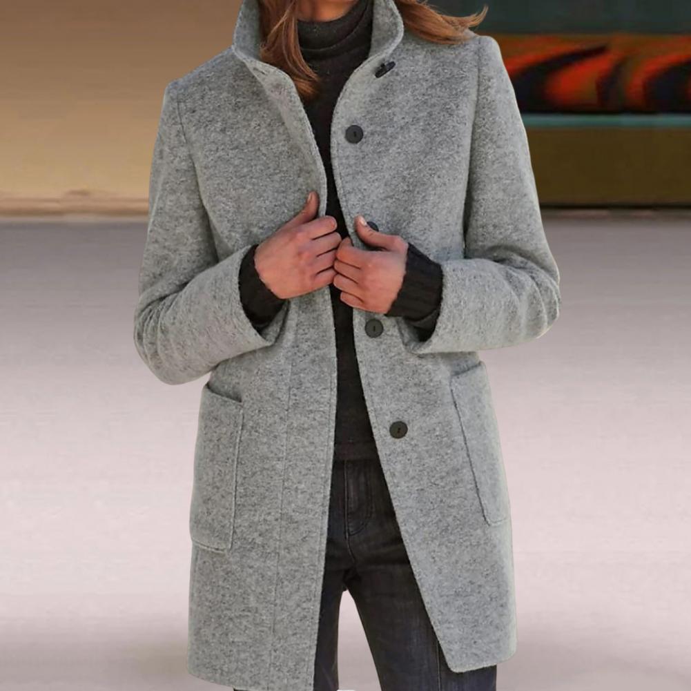 Isabelle Laurent | Luxury Wool Blend Coat For Women