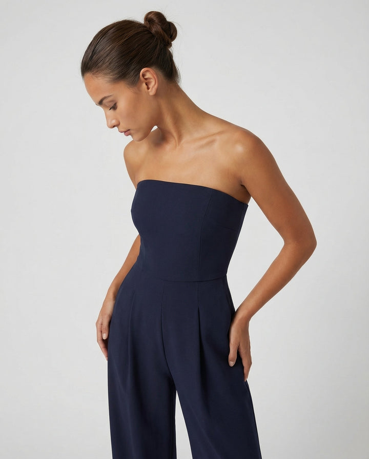 Arlette | Strapless Wide-Leg Jumpsuit