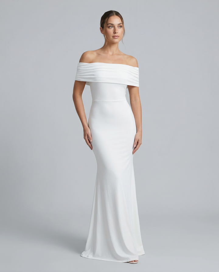 Sophia | Maxi Dress with Off-Shoulder Neckline