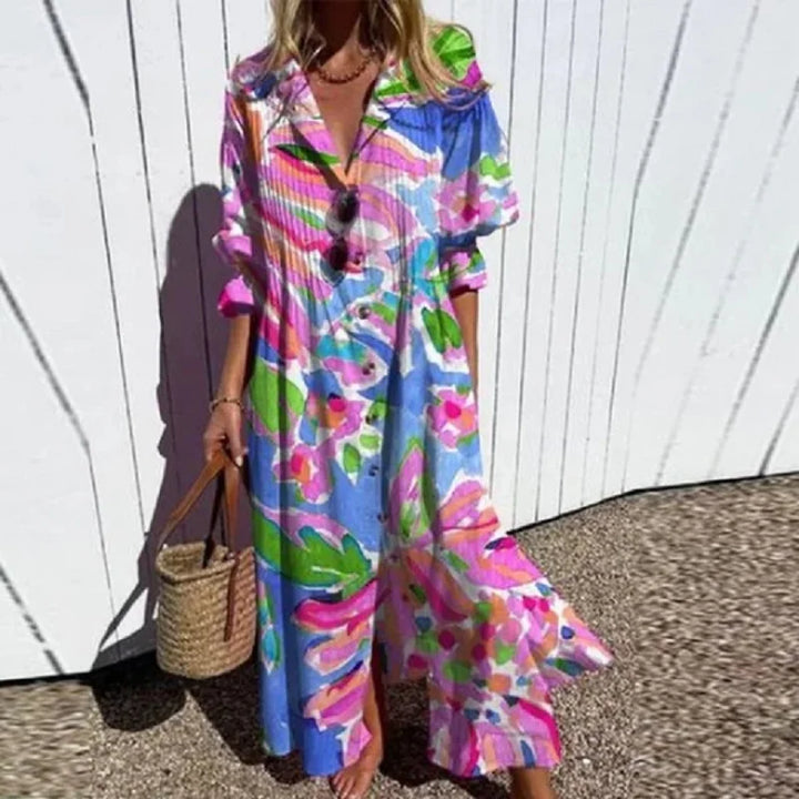 LILA | FLATTERING TUMMY COVER MAXI