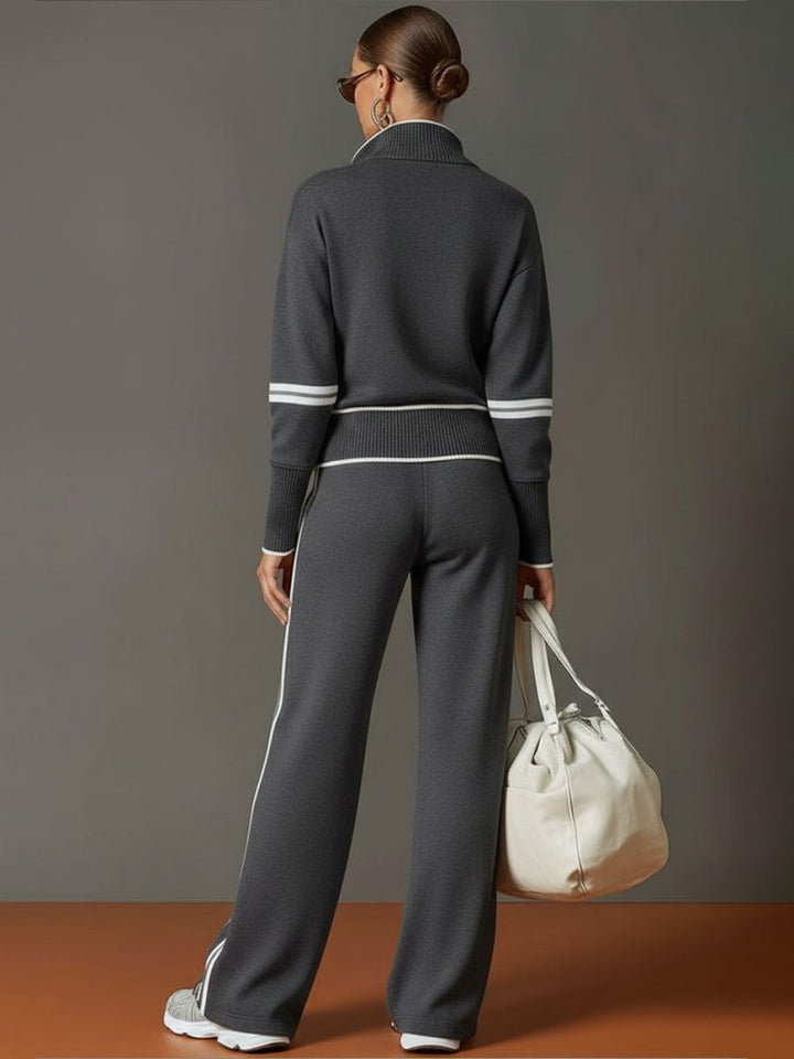 Imogen | Relaxed Wide Leg Two-Piece Lounge Set