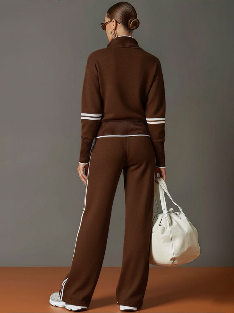 Imogen | Relaxed Wide Leg Two-Piece Lounge Set