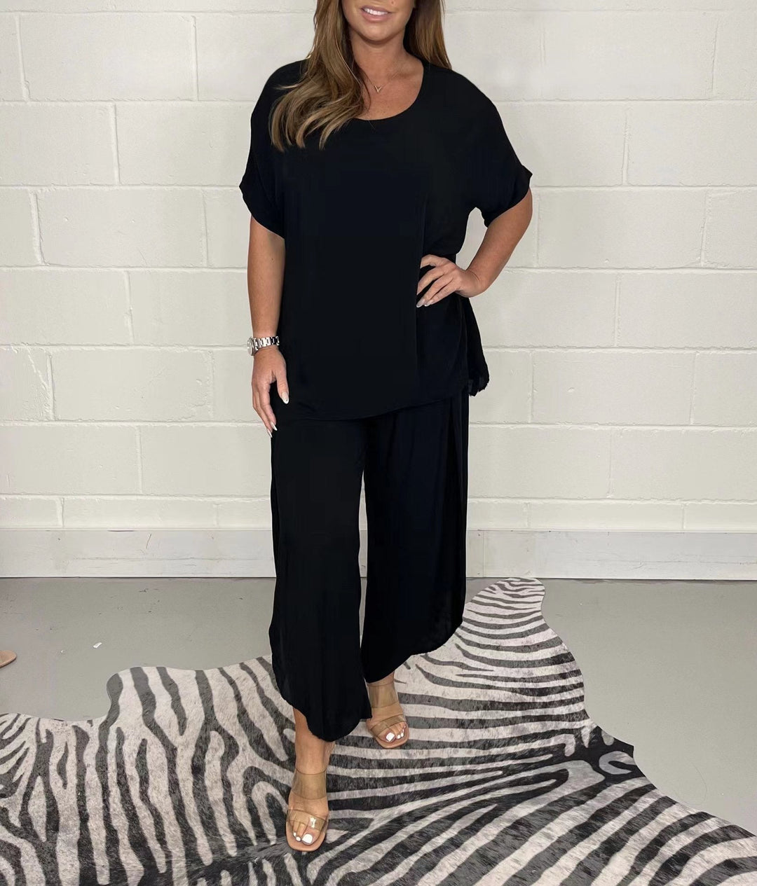 Hot Sale 48% OFF💖Floaty 2 Piece Sleeved Trouser Set