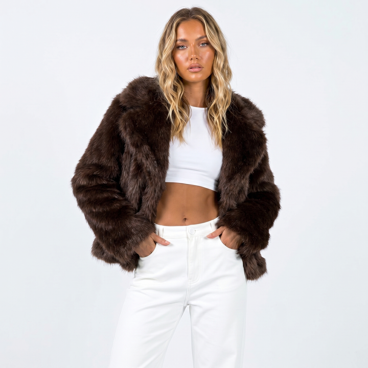 Sienna Moreau | Luxury Faux Fur Jacket For Women