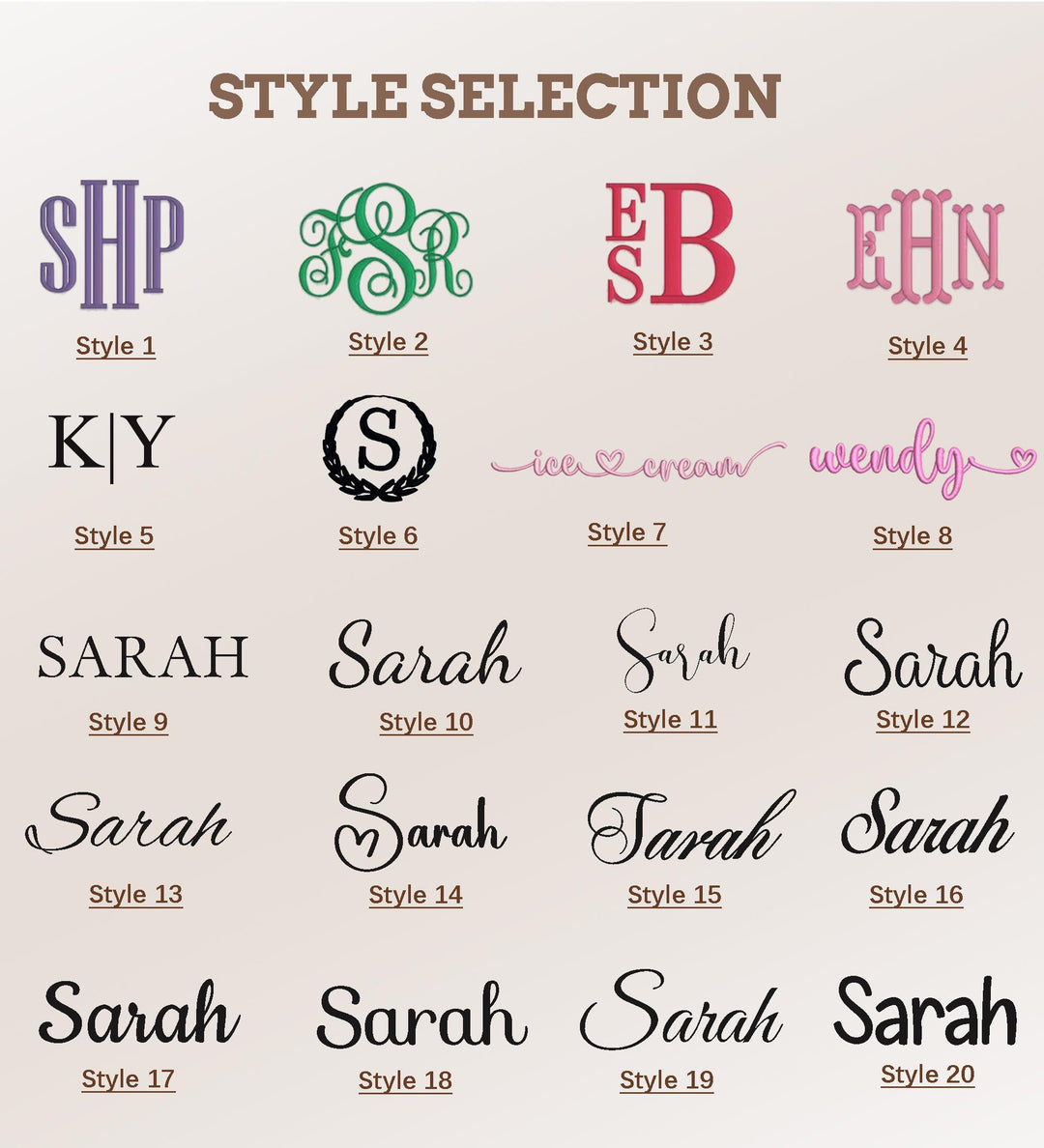 Custom Embroidered Canvas Tote Bag — Personalized Bridesmaid Gift