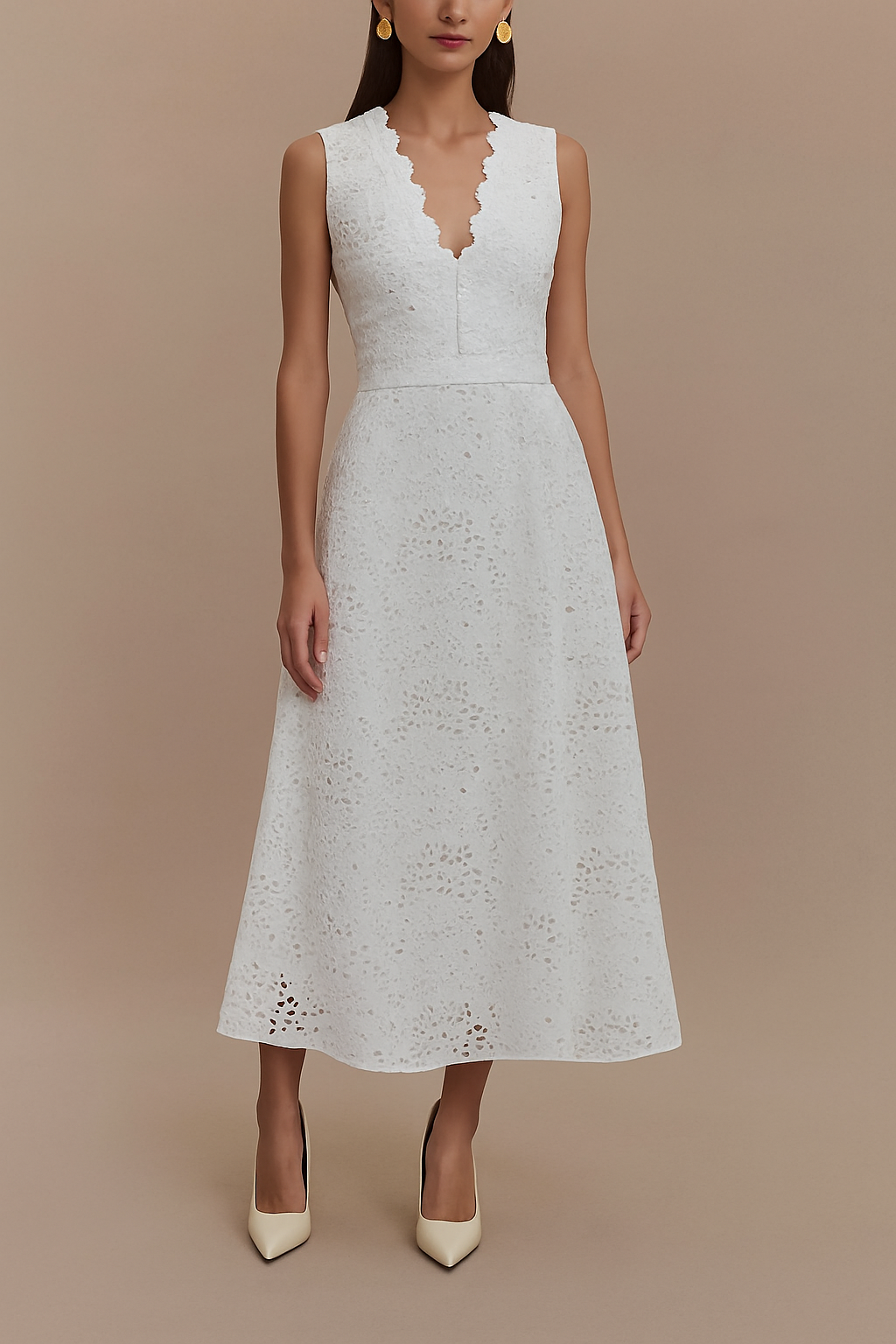 Marina Elegant Broderie Anglaise Set