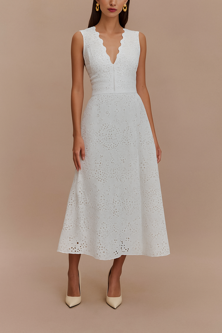 Marina Elegant Broderie Anglaise Set
