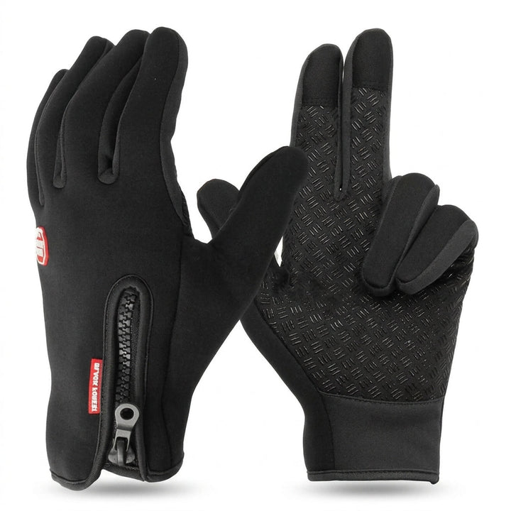 Thermal Gloves for Winter Cycling and Skiing – Unisex, Warm Fleece Lining, Touchscreen Compatible