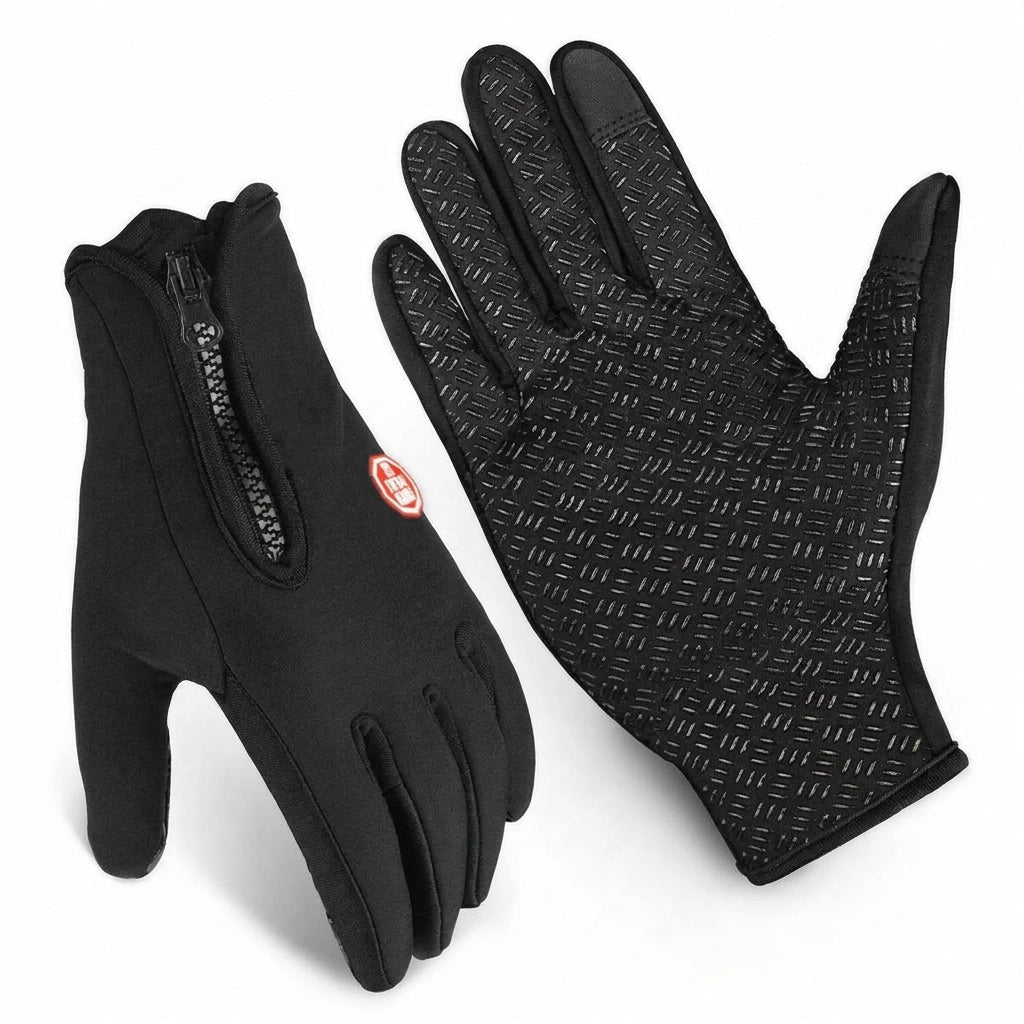 Thermal Gloves for Winter Cycling and Skiing – Unisex, Warm Fleece Lining, Touchscreen Compatible